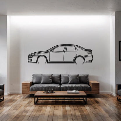 Alfa 159 Detailed - Car Metal Silhouette Wall Art - Car Enthusiast Gift - Laser-cut Garage Decor