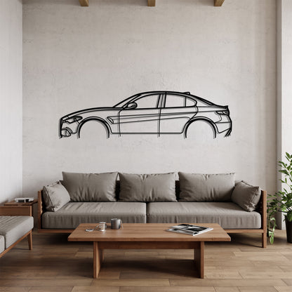 Alfa Giulia Quadrifoglio - Metal Wall Art