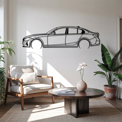 G20 sedan Detailed - Car Metal Silhouette Wall Art - Car Enthusiast Gift - Laser-cut Garage Decor