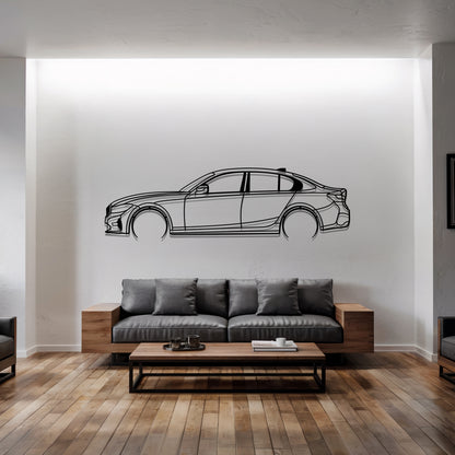 G20 sedan Detailed - Car Metal Silhouette Wall Art - Car Enthusiast Gift - Laser-cut Garage Decor