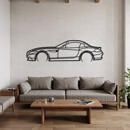 Z4 E89 Detailed - Car Metal Silhouette Wall Art - Car Enthusiast Gift - Laser-cut Garage Decor