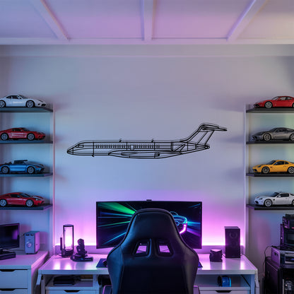Global 7500 - Metal Wall Art