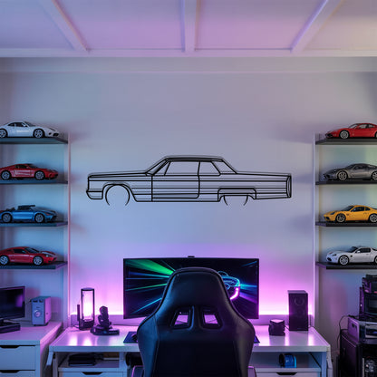 Coupe de Ville 1966 Detailed - Car Metal Silhouette Wall Art - Car Enthusiast Gift - Laser-cut Garage Decor