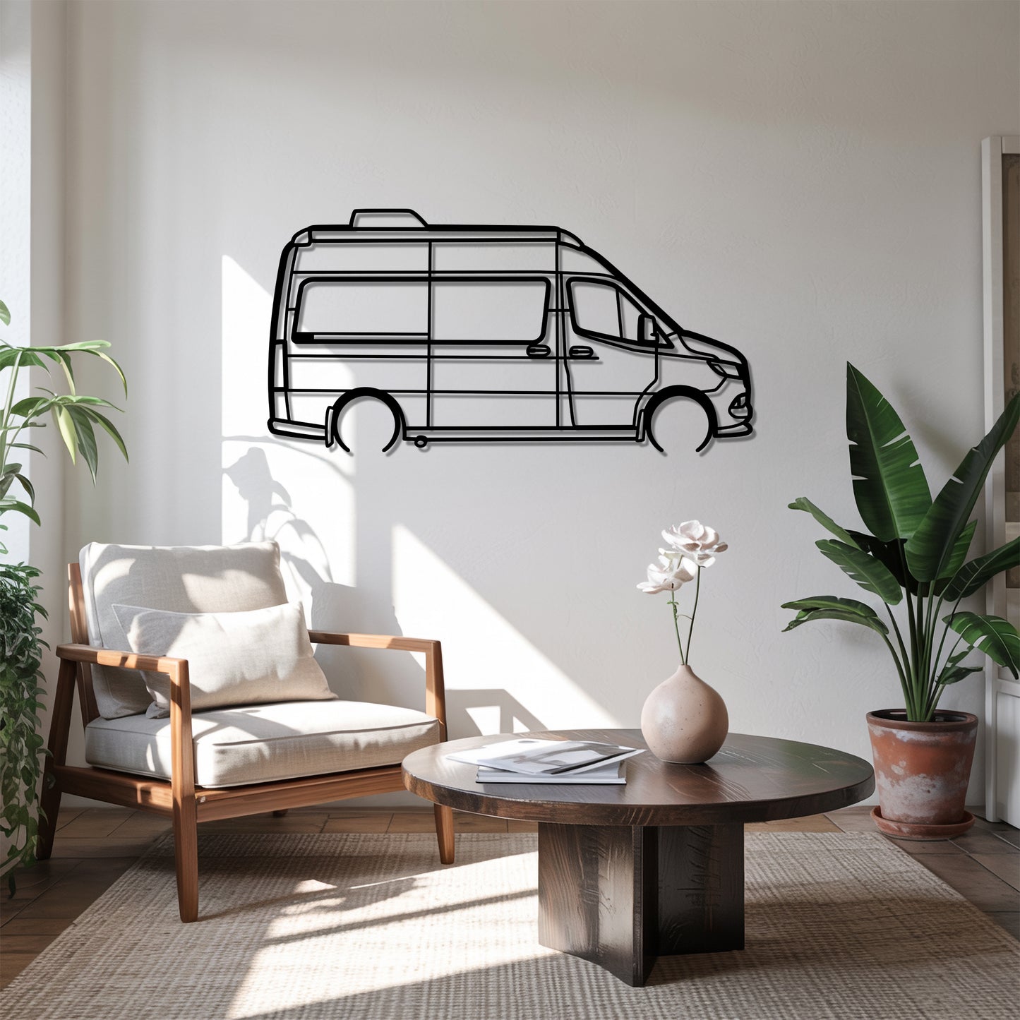 Interstate 19 - Camper/RV Silhouette - Motorhome Metal Wall Art - Laser-Cut Camping Decor - Road Trip Life