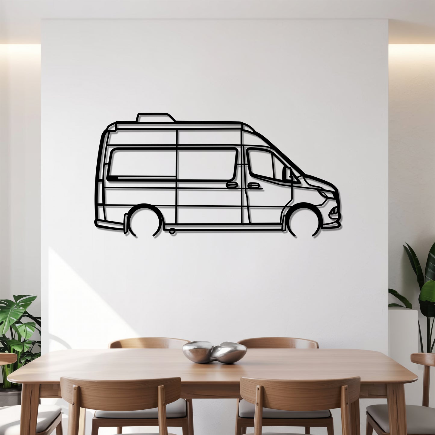 Interstate 19 - Camper/RV Silhouette - Motorhome Metal Wall Art - Laser-Cut Camping Decor - Road Trip Life