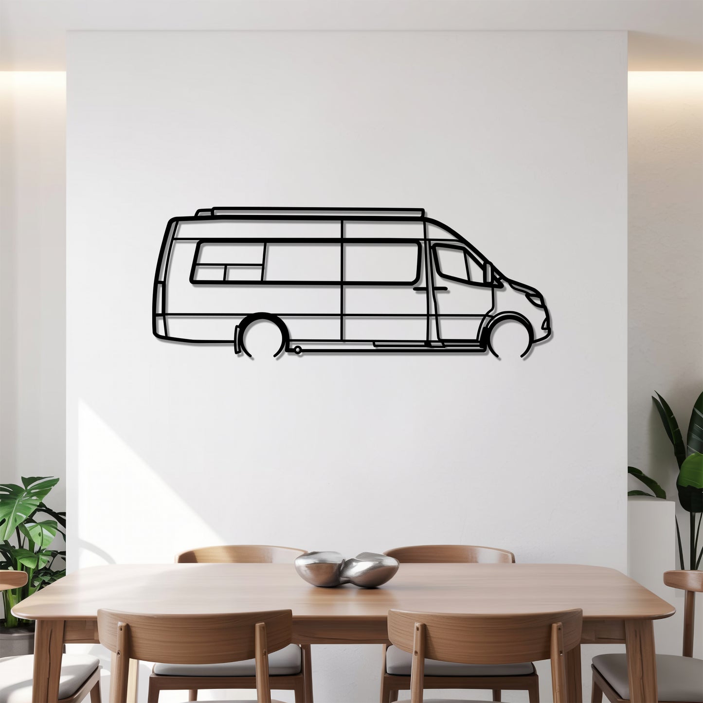 Galleria 24 - Camper/RV Silhouette - Motorhome Metal Wall Art - Laser-Cut Camping Decor - Road Trip Life