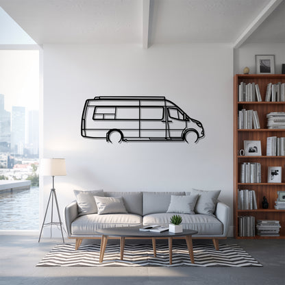 Galleria 24 - Camper/RV Silhouette - Motorhome Metal Wall Art - Laser-Cut Camping Decor - Road Trip Life