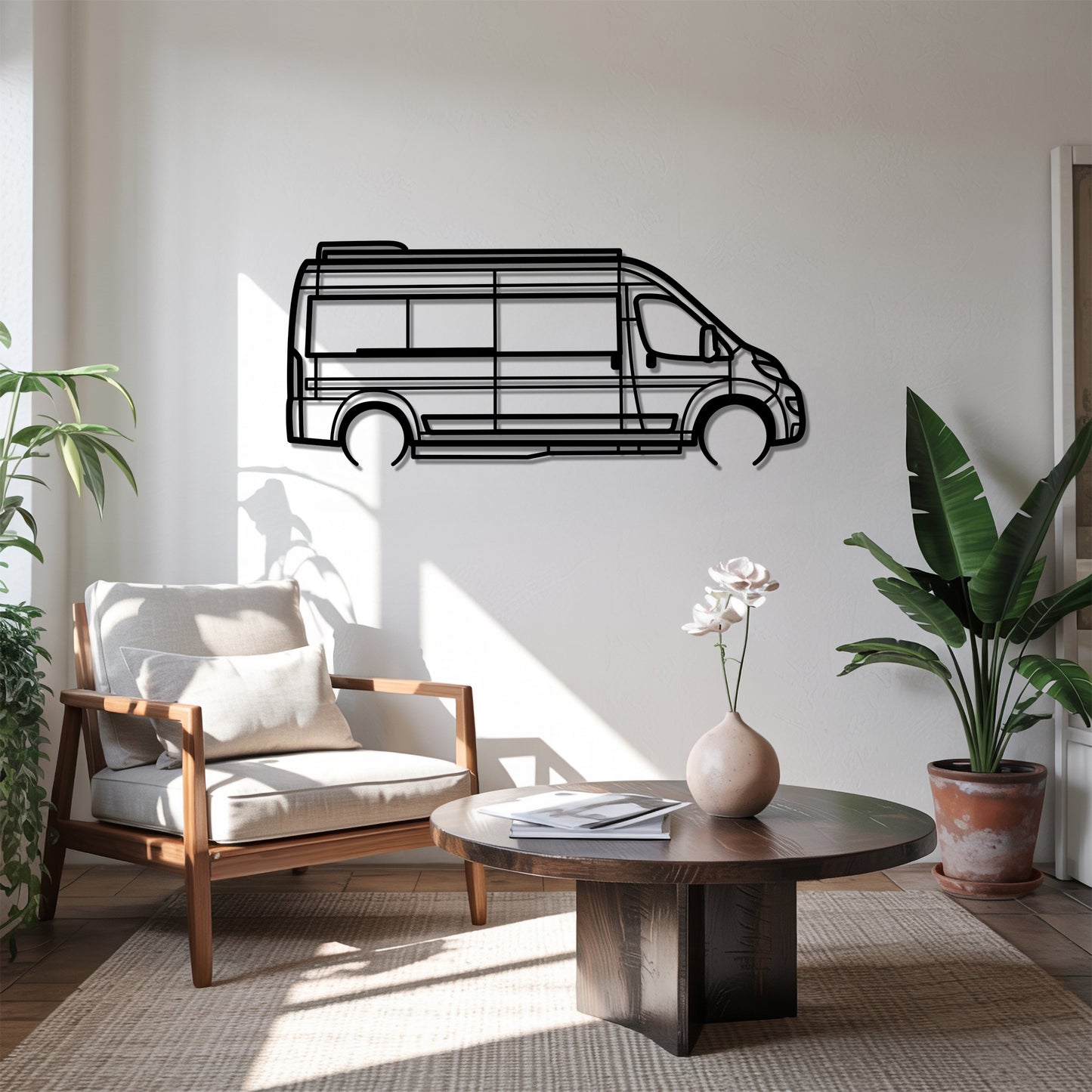 Zion - Camper/RV Silhouette - Motorhome Metal Wall Art - Laser-Cut Camping Decor - Road Trip Life