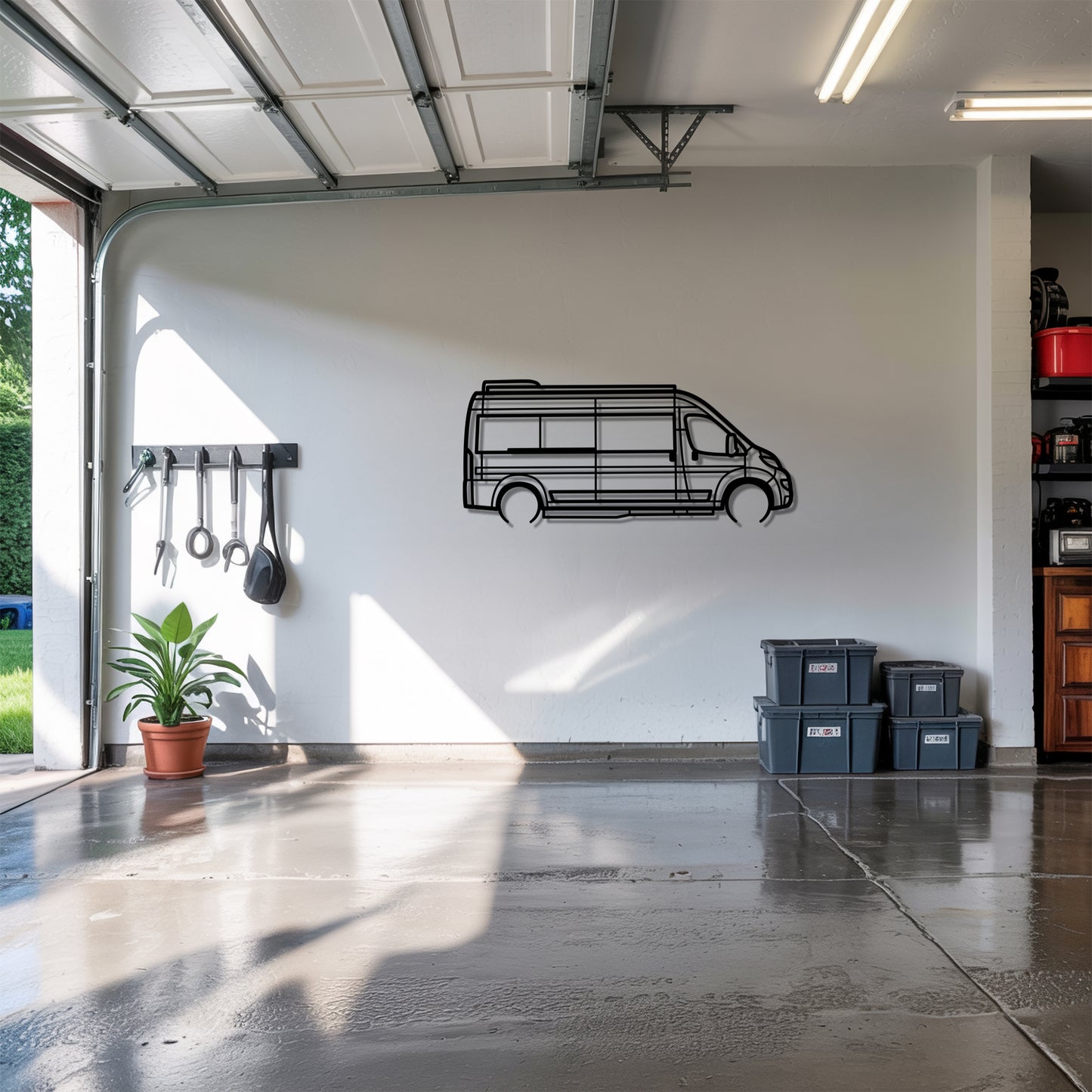 Zion - Camper/RV Silhouette - Motorhome Metal Wall Art - Laser-Cut Camping Decor - Road Trip Life