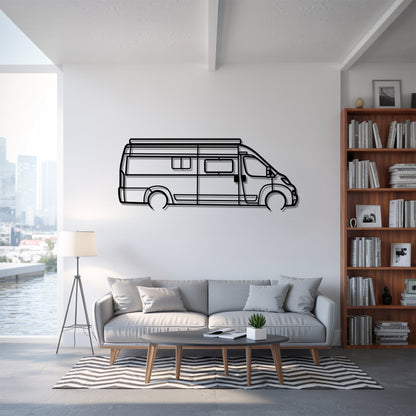 Travato 59G - Camper/RV Silhouette - Motorhome Metal Wall Art - Laser-Cut Camping Decor - Road Trip Life