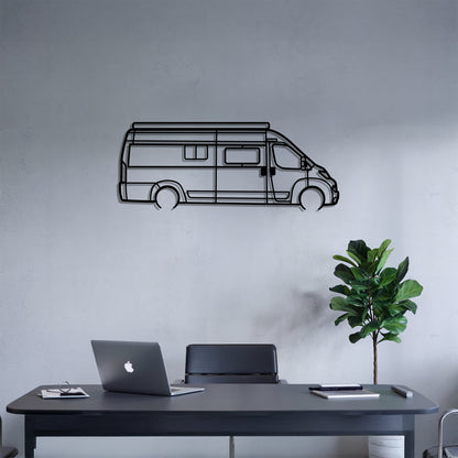 Travato 59G - Camper/RV Silhouette - Motorhome Metal Wall Art - Laser-Cut Camping Decor - Road Trip Life
