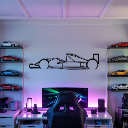 1992 FW14B F1 - Grand Prix-Style Racing Car Silhouette - Minimalist Metal Wall Art - Laser-Cut Steel Decor