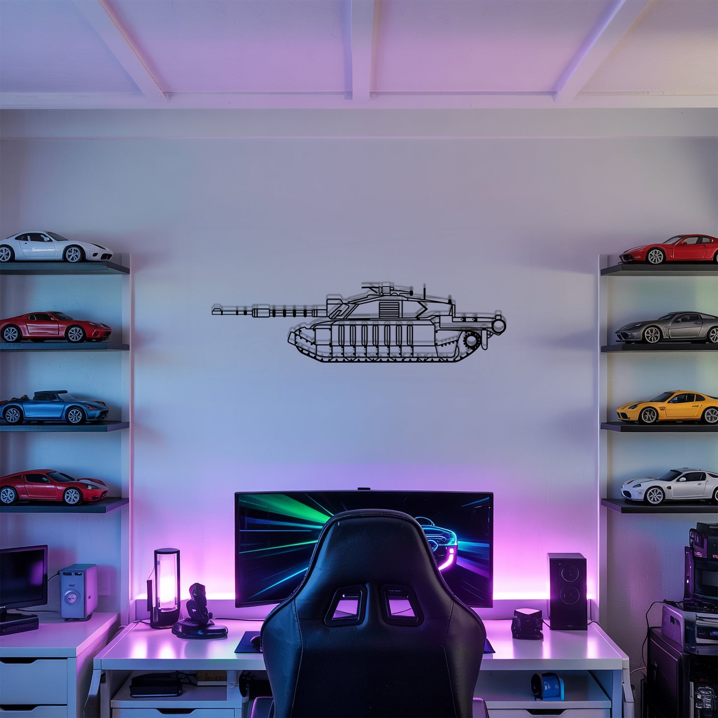 Challenger 2 - Metal Wall Art