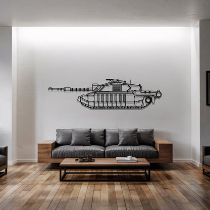 Challenger 2 - Metal Wall Art
