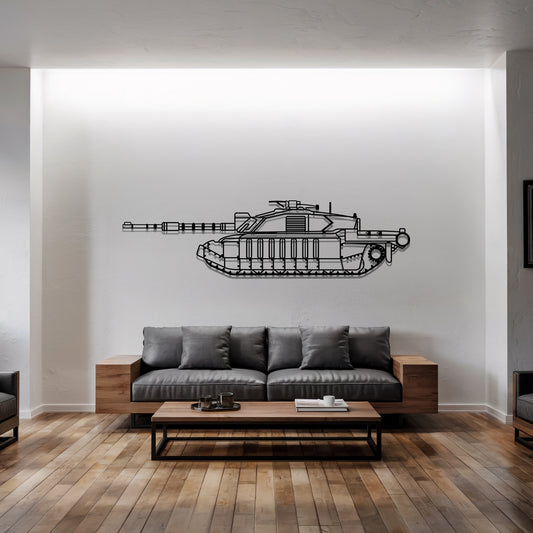Challenger 2 - Metal Wall Art