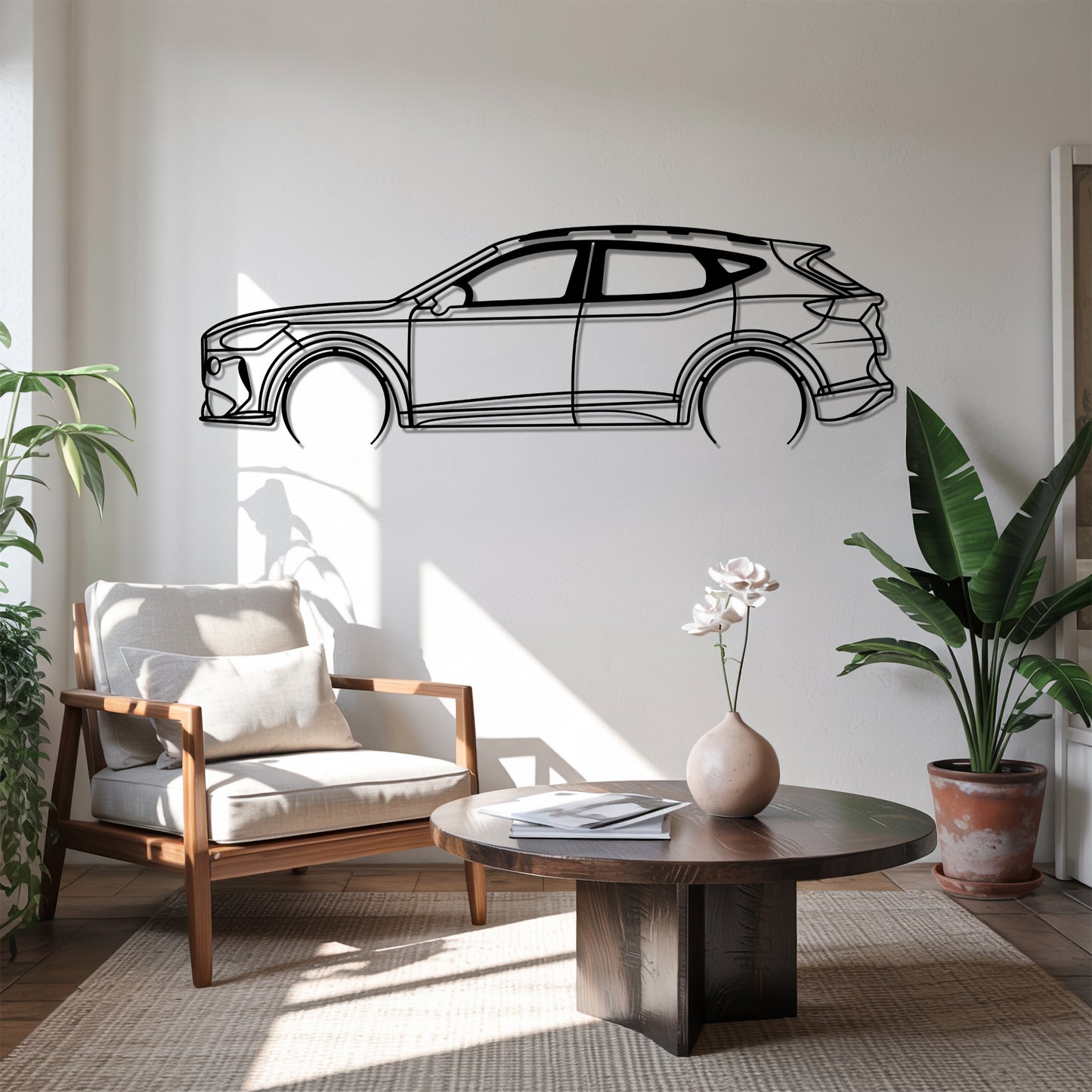 Formentor Detailed - Car Metal Silhouette Wall Art - Car Enthusiast Gift - Laser-cut Garage Decor