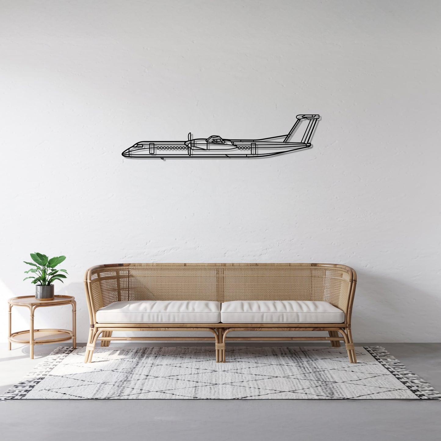 Dash 8 Q400 - Metal Wall Art