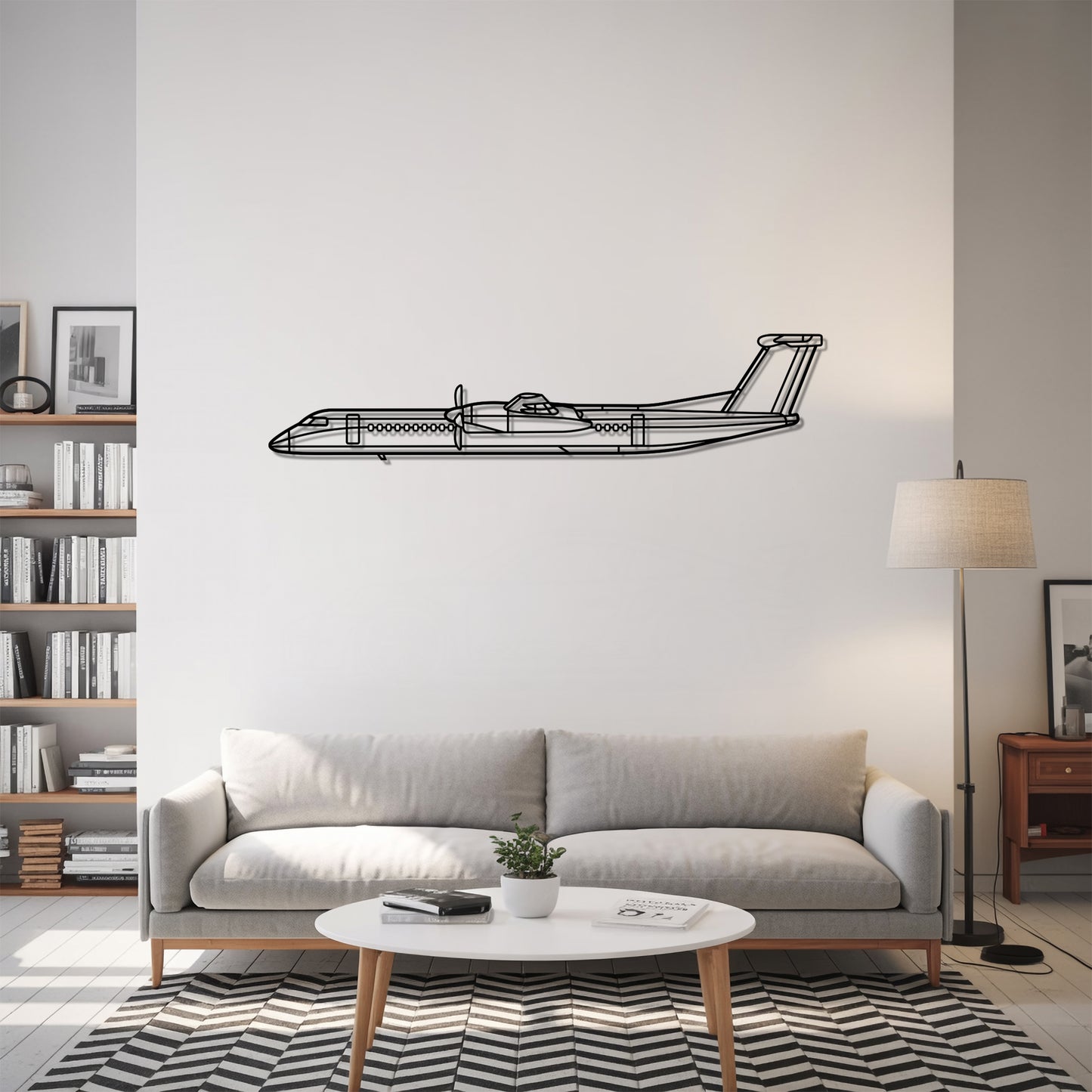 Dash 8 Q400 - Metal Wall Art
