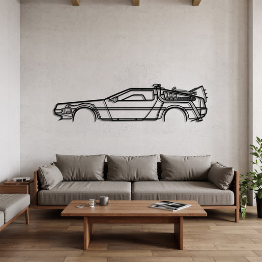 DMC-12 back to the future - Metal Wall Art
