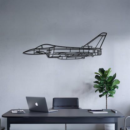 Eurofighter Typhoon - Metal Wall Art