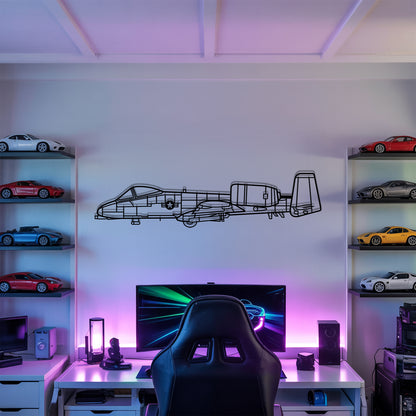 A-10 Thunderbolt - Metal Wall Art