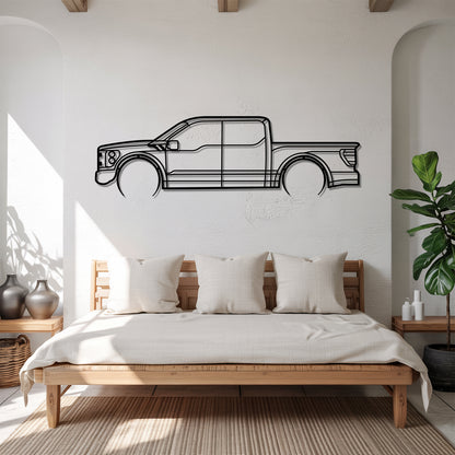 F150 Raptor Detailed - Car Metal Silhouette Wall Art - Car Enthusiast Gift - Laser-cut Garage Decor