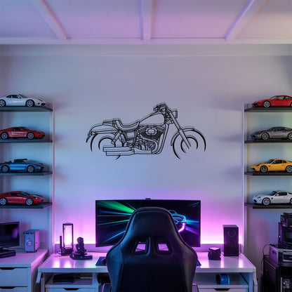 Fat Bob - Metal Wall Art