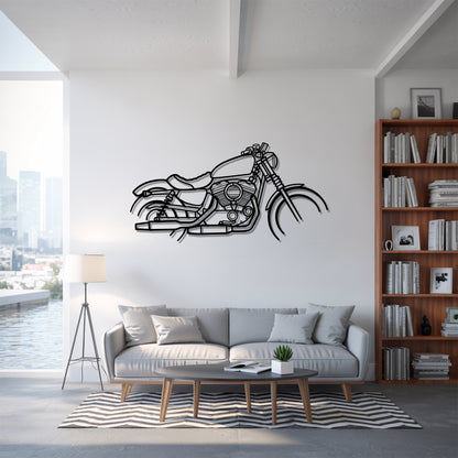 Iron 883 - Metal Wall Art