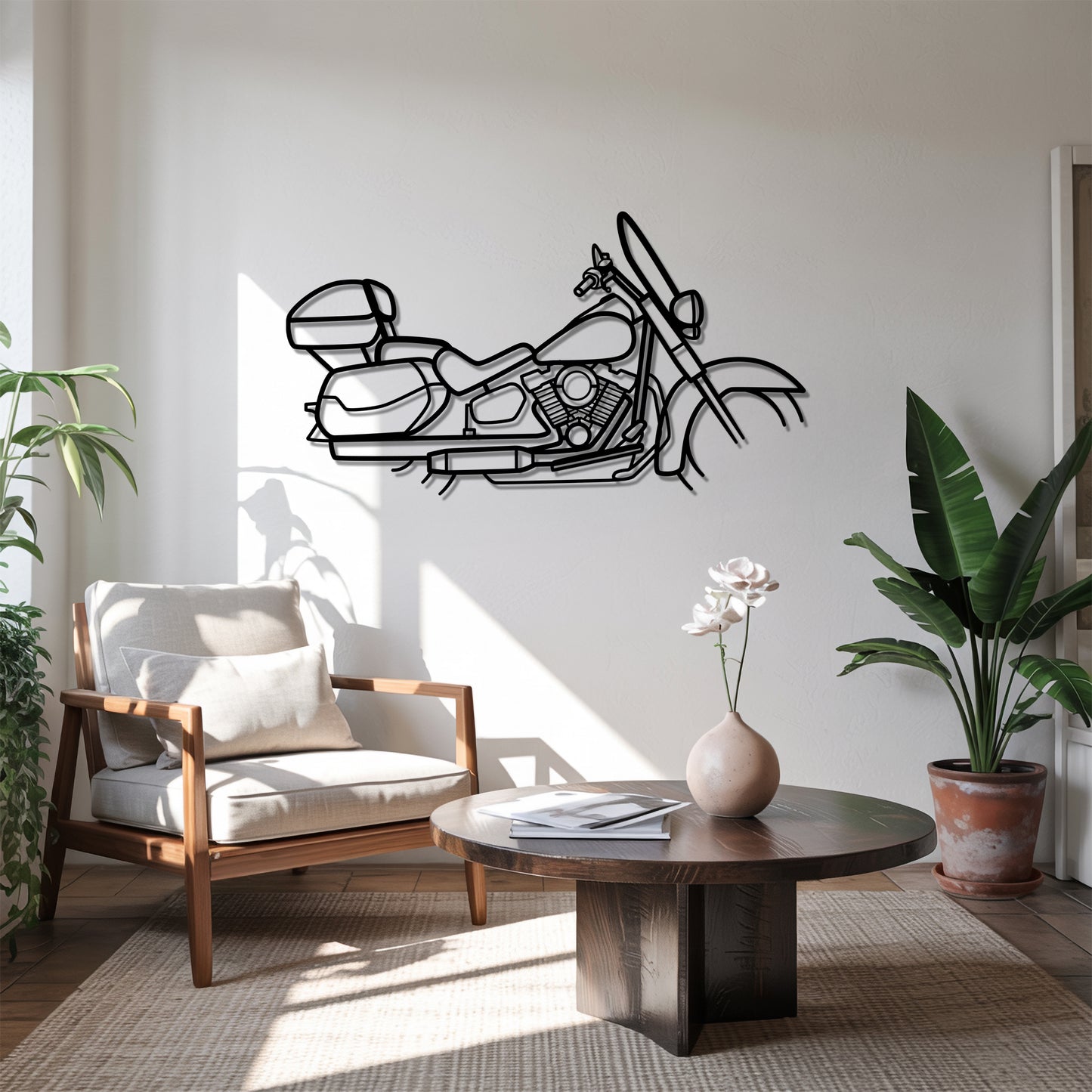 Softail Deluxe - Metal Wall Art