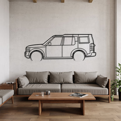 Discovery III Detailed - Car Metal Silhouette Wall Art - Car Enthusiast Gift - Laser-cut Garage Decor