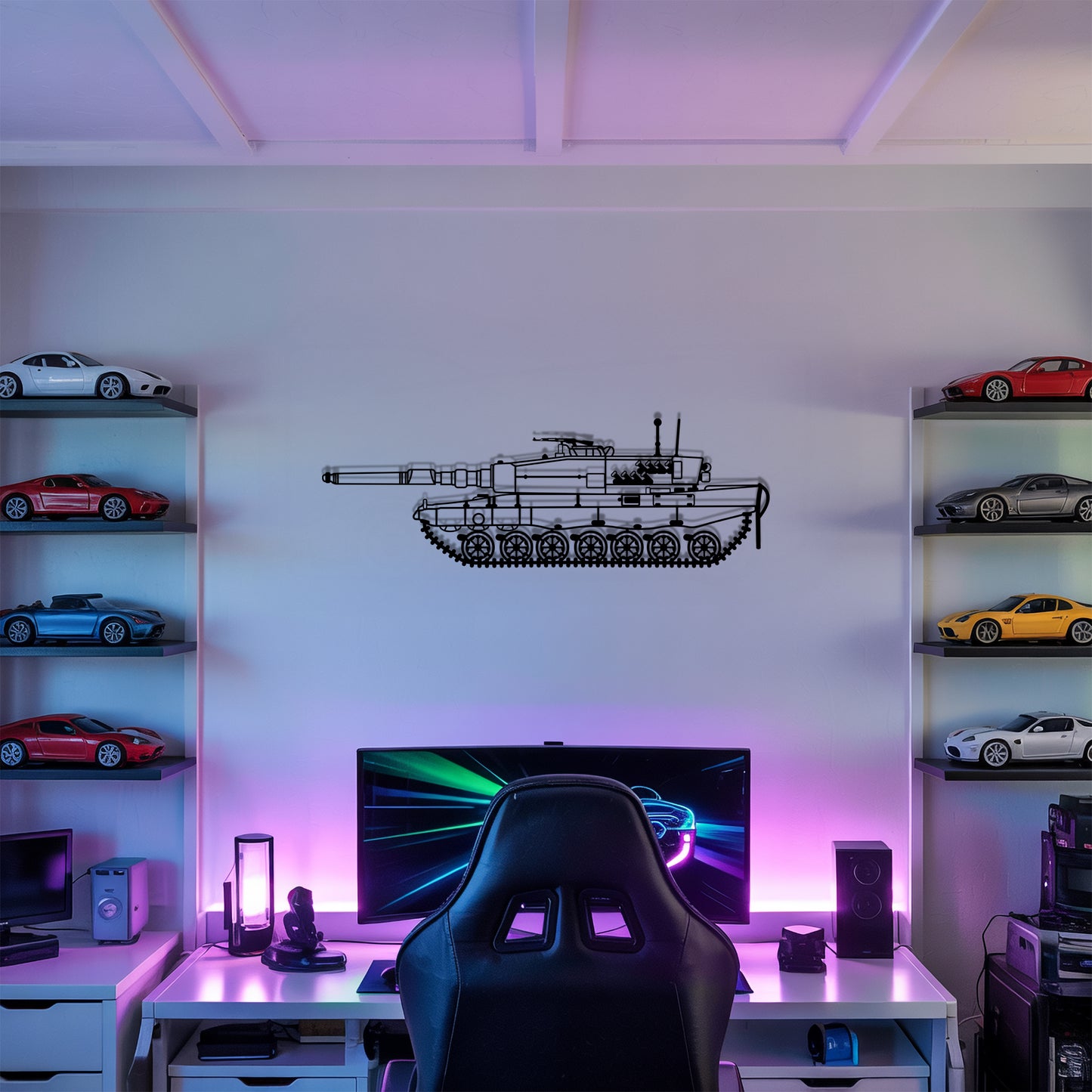 Leopard 2 - Metal Wall Art