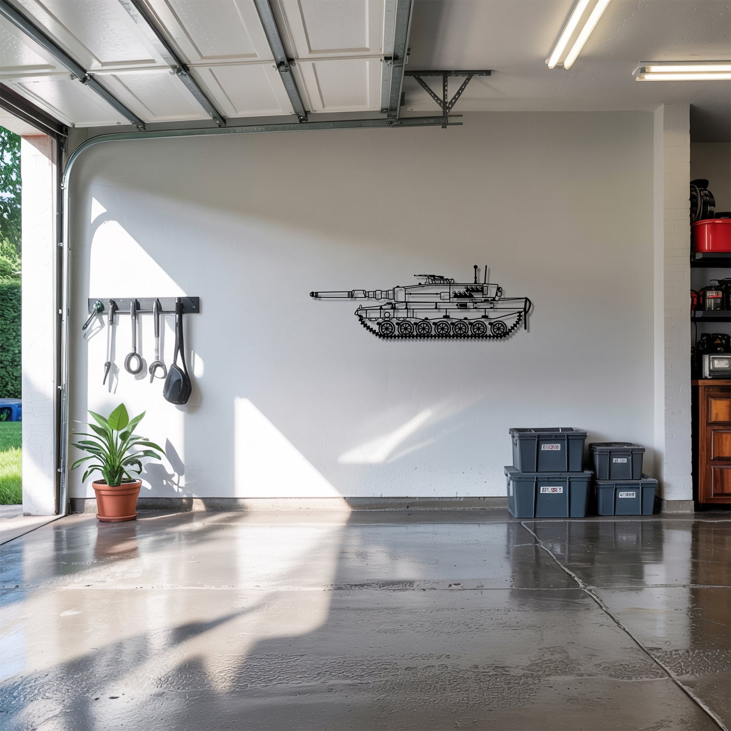 Leopard 2 - Metal Wall Art