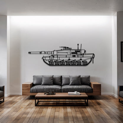 Leopard 2 - Metal Wall Art