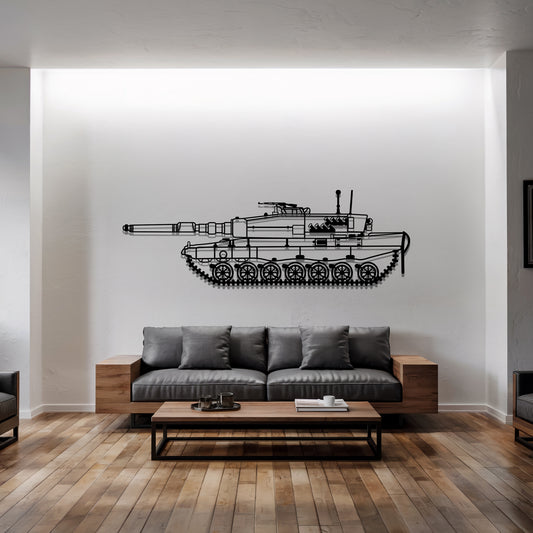 Leopard 2 - Metal Wall Art