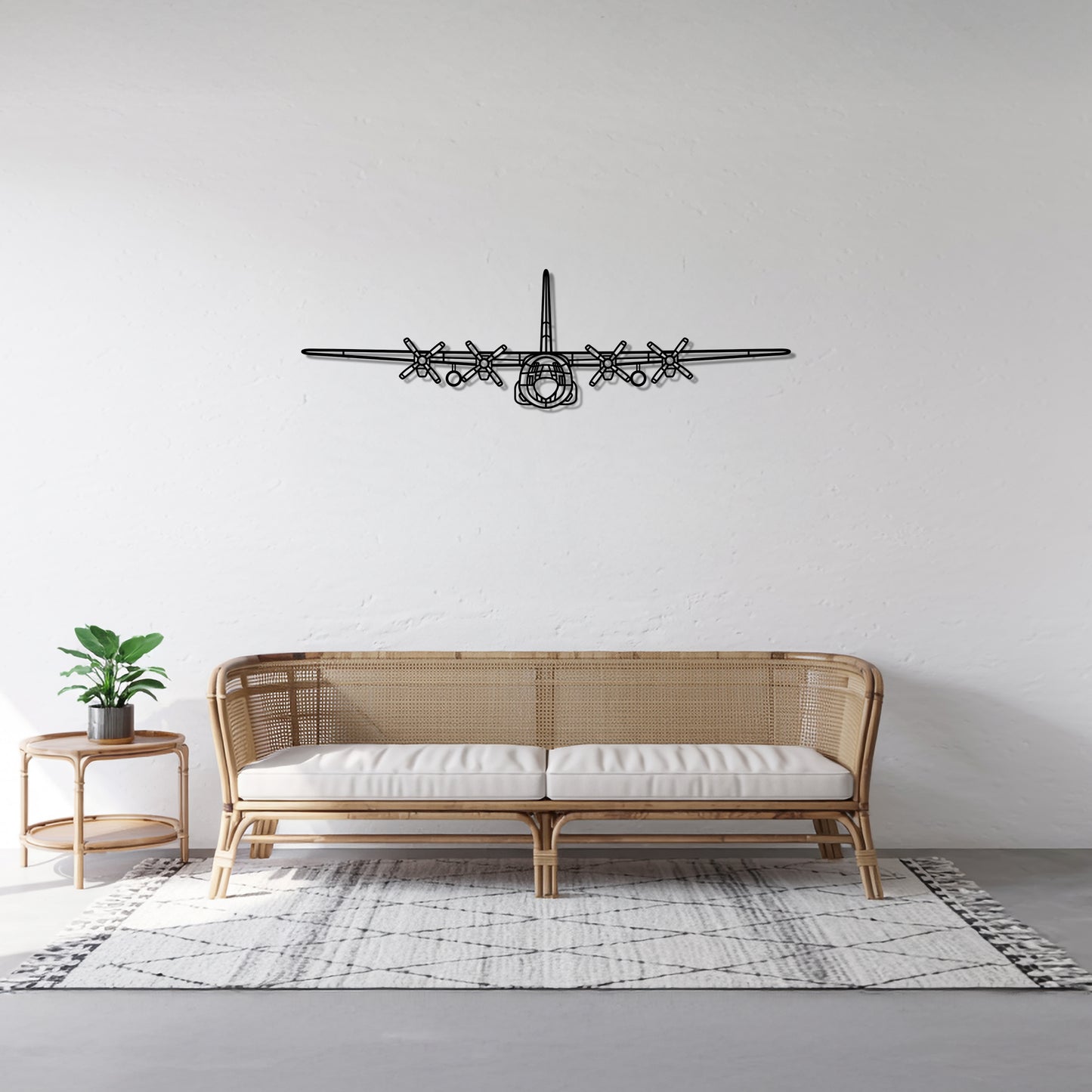 C-130H Hercules - Metal Wall Art
