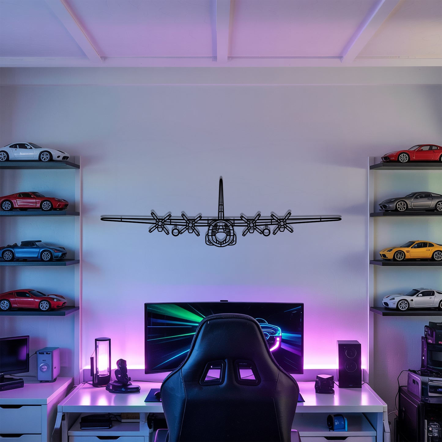 C-130H Hercules - Metal Wall Art