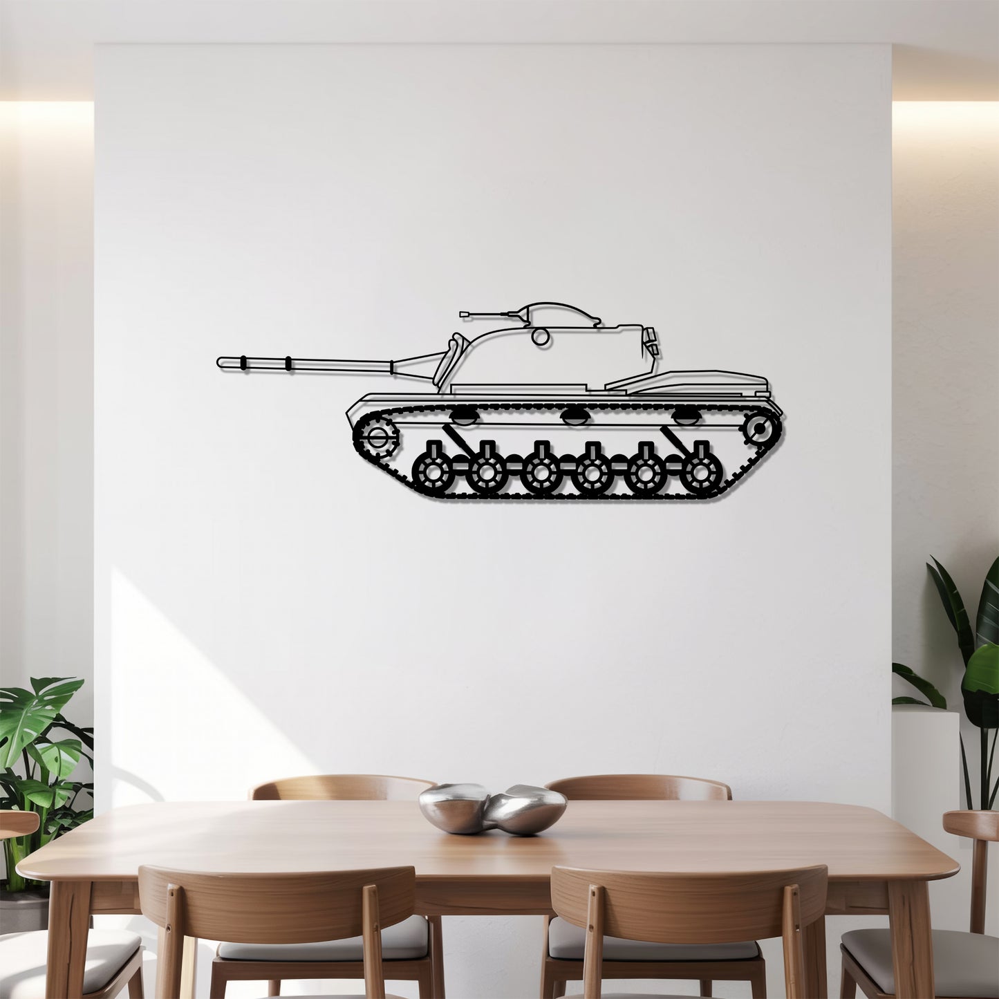 M48 Patton - Metal Wall Art