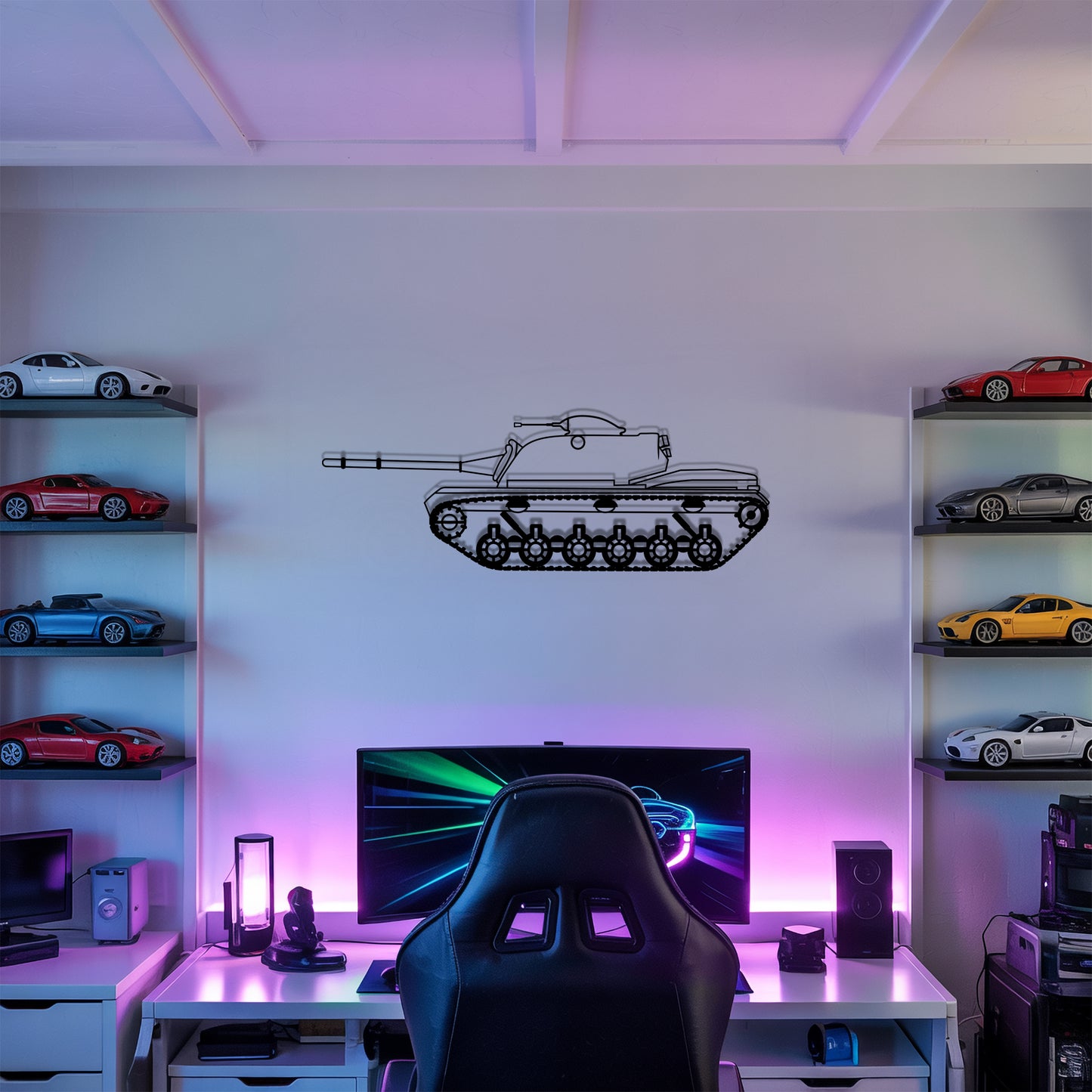 M48 Patton - Metal Wall Art