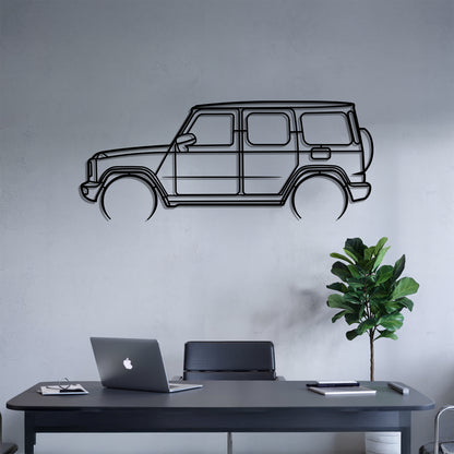 G-class Detailed - Car Metal Silhouette Wall Art - Car Enthusiast Gift - Laser-cut Garage Decor