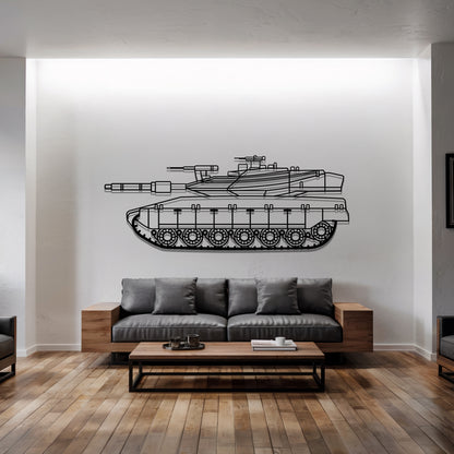 Merkava IV - Metal Wall Art