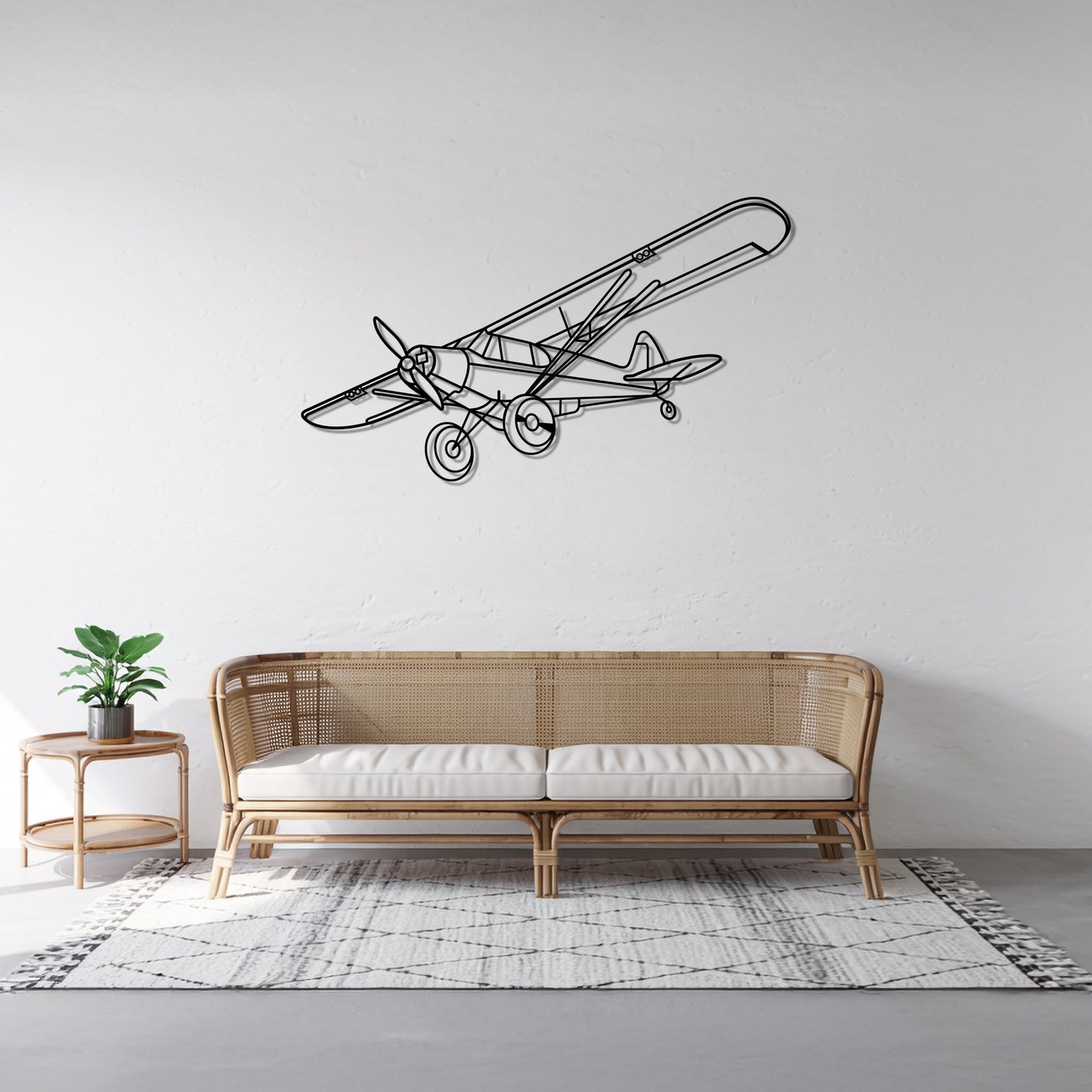 PA-18 Super Cub - Metal Wall Art