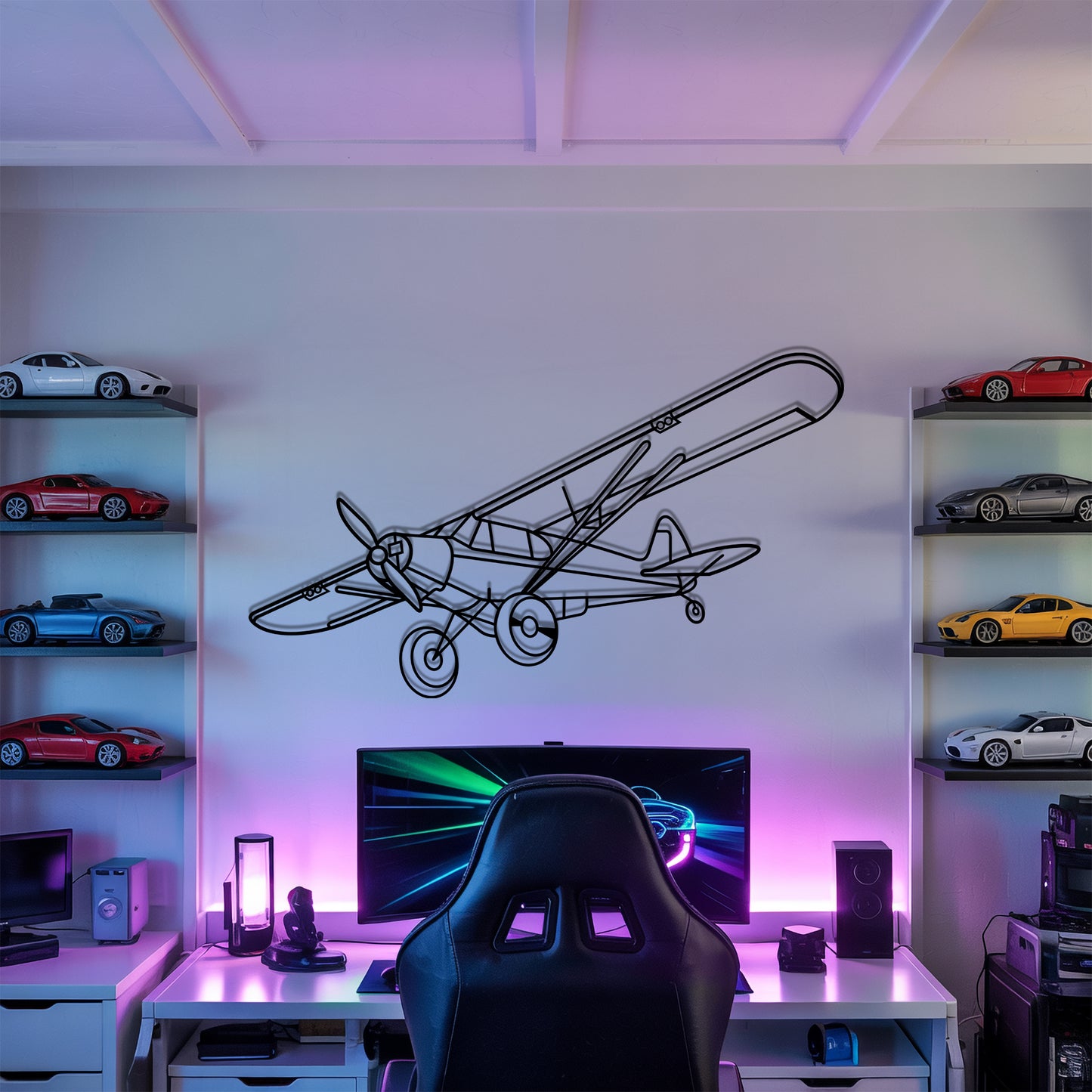 PA-18 Super Cub - Metal Wall Art
