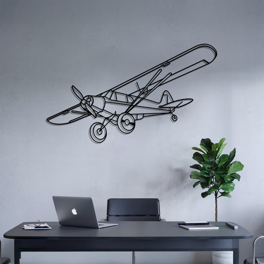 PA-18 Super Cub - Metal Wall Art