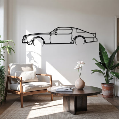 Trans Am 1978 Detailed - Car Metal Silhouette Wall Art - Car Enthusiast Gift - Laser-cut Garage Decor