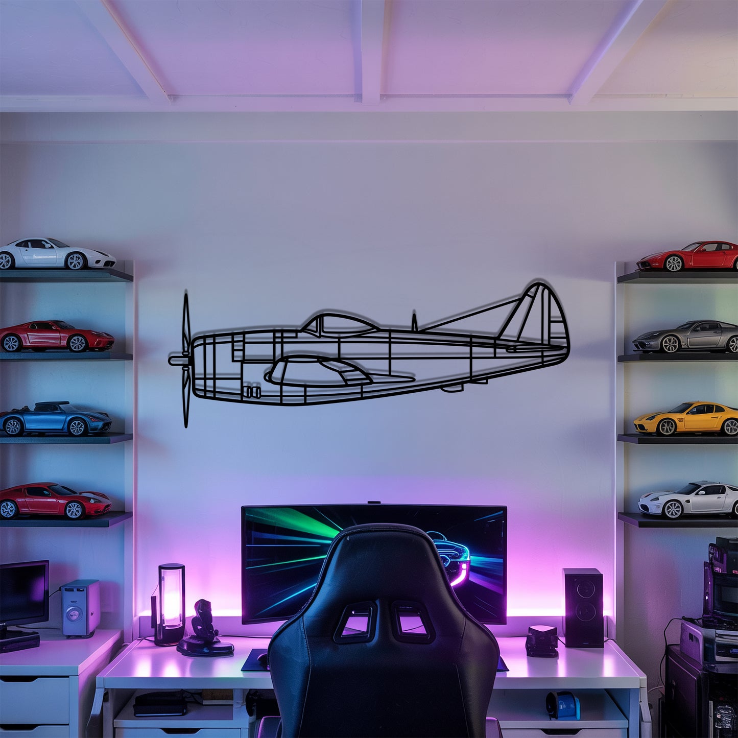 P-47D - Metal Wall Art