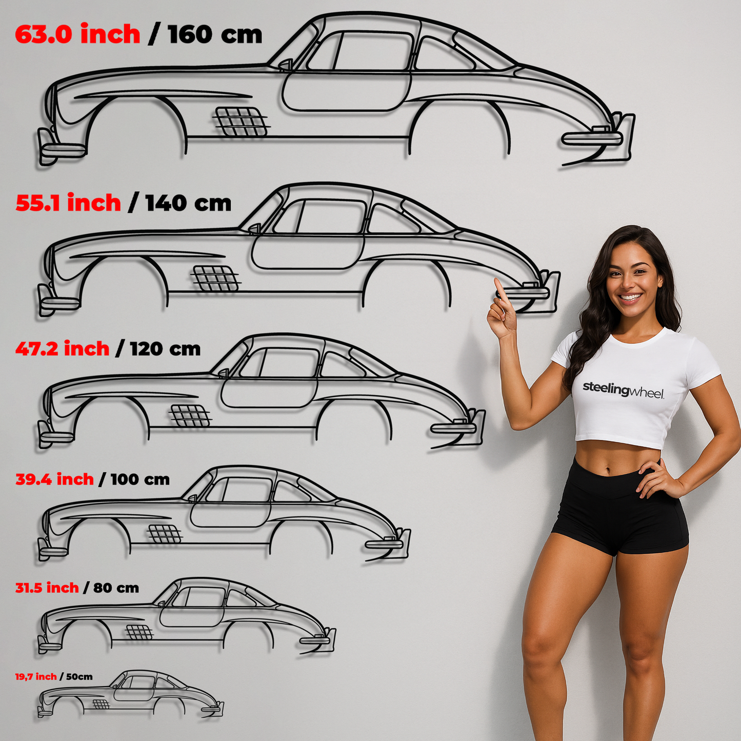 Aston DB10 Detailed - Car Metal Silhouette Wall Art - Car Enthusiast Gift - Laser-cut Garage Decor