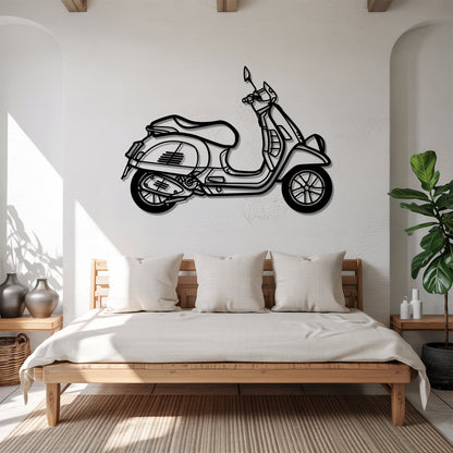 GTS 300 Detailed - Motorcycle Metal Silhouette Wall Art - Bikers Gift - Garage Decor