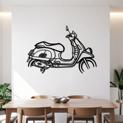 GTS 300 - Motorcycle Metal Silhouette Wall Art - Bikers Gift - Garage Decor