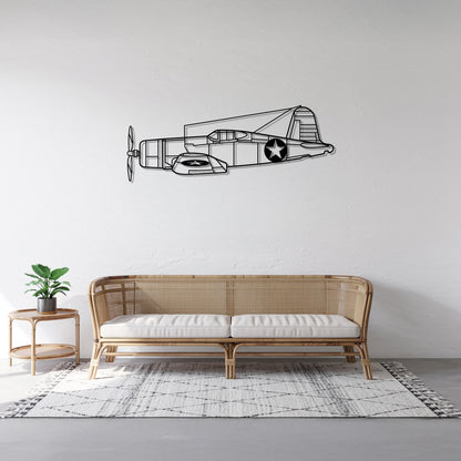 F4U Corsair - Metal Wall Art