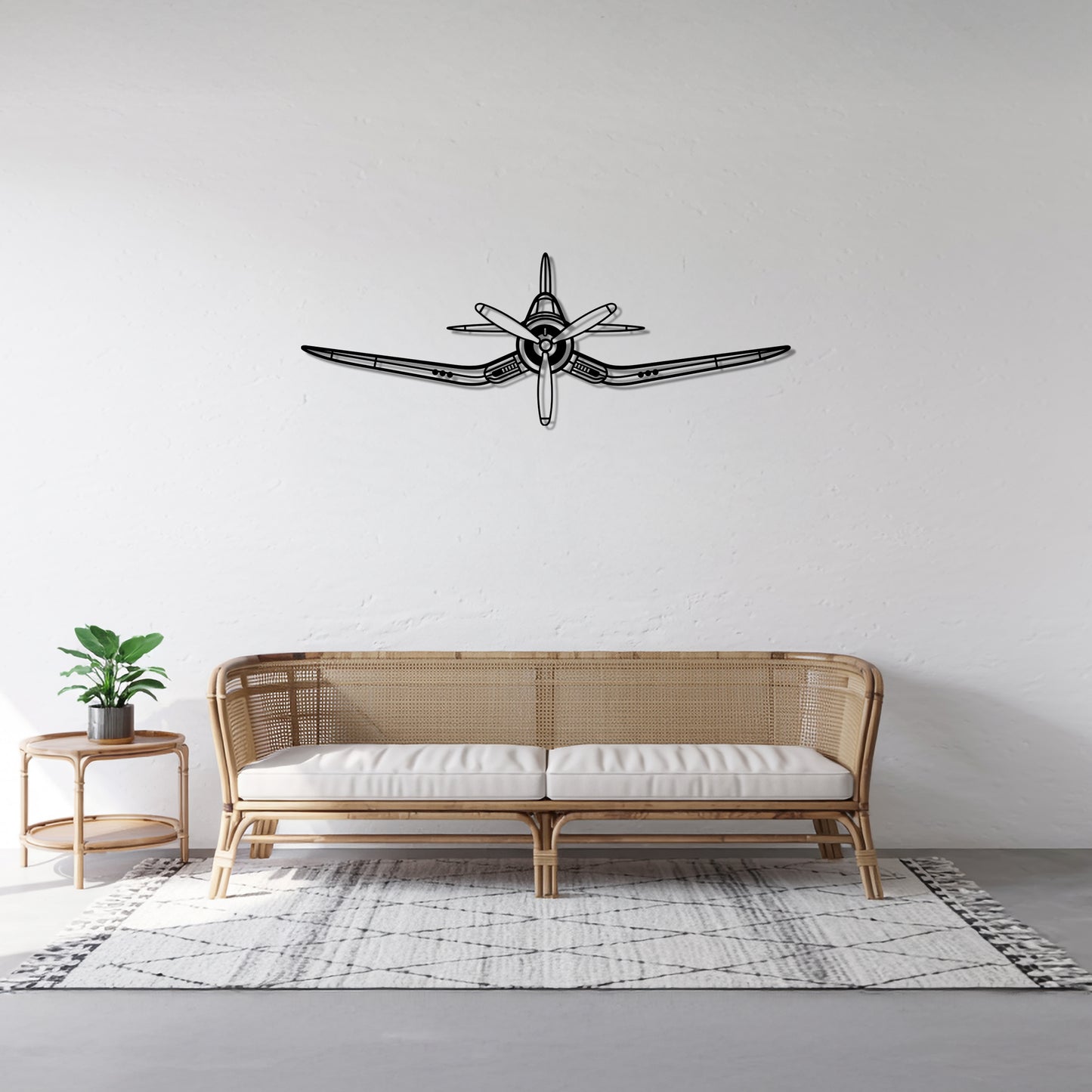 F4U Corsair v2 - Metal Wall Art